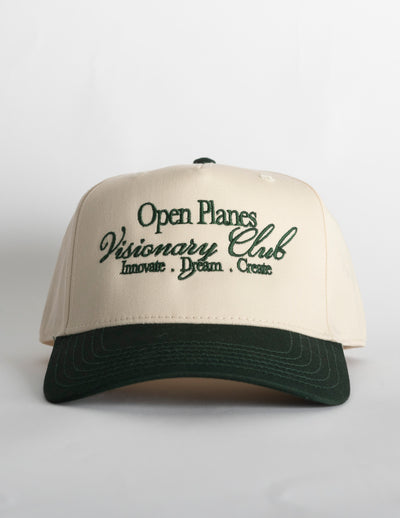 VISIONARY CLUB HAT (CREAM/FOREST)