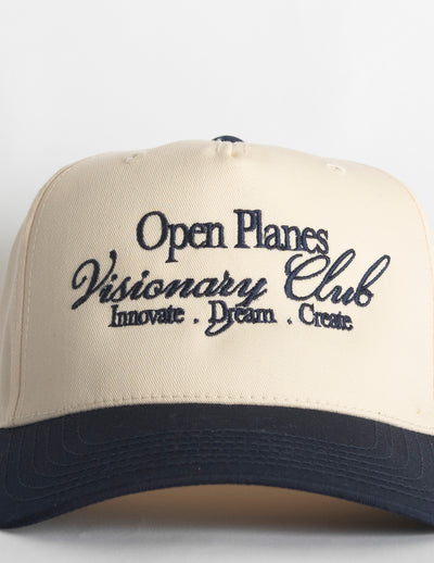 VISIONARY CLUB HAT (CREAM/NAVY)