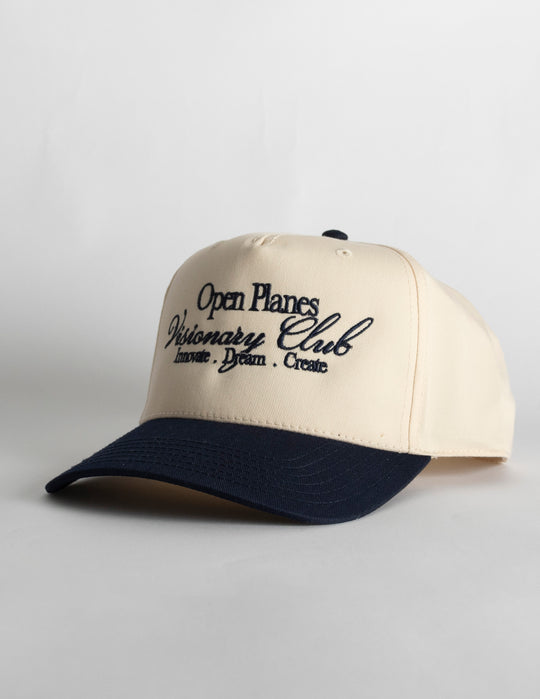 VISIONARY CLUB HAT (CREAM/NAVY)