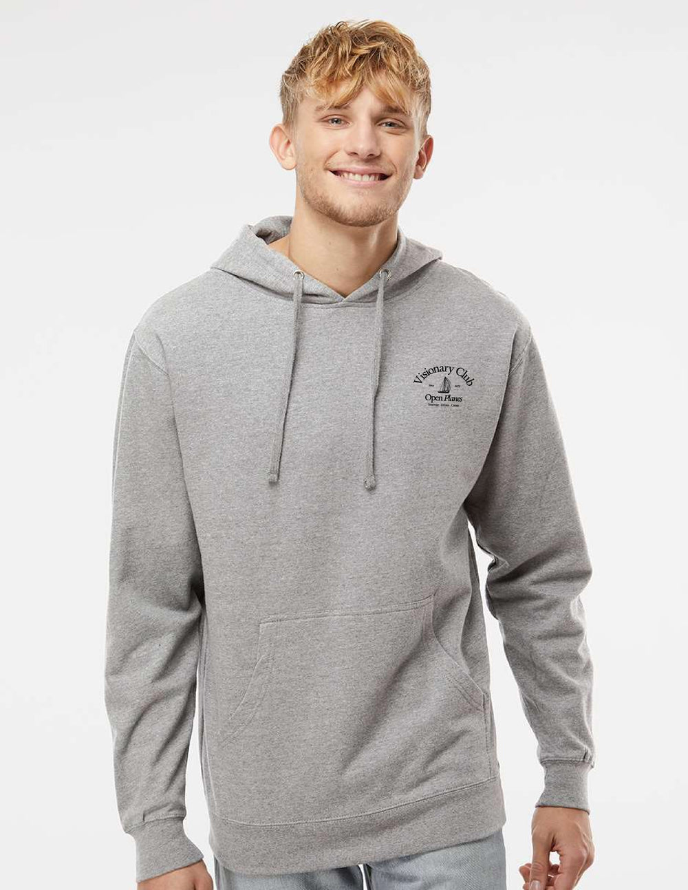 Visionary Club Hoodie - Grey Heather