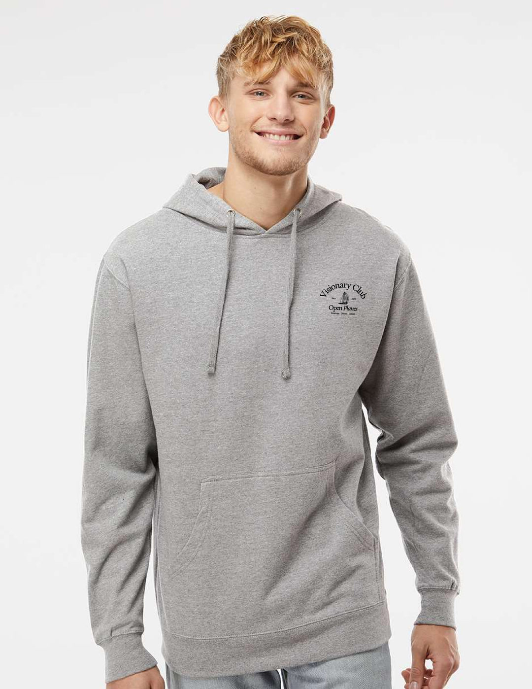 Visionary Club Hoodie - Grey Heather
