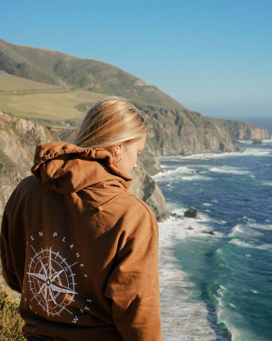 Compass Hoodie - Saddle