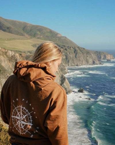 Compass Hoodie - Saddle