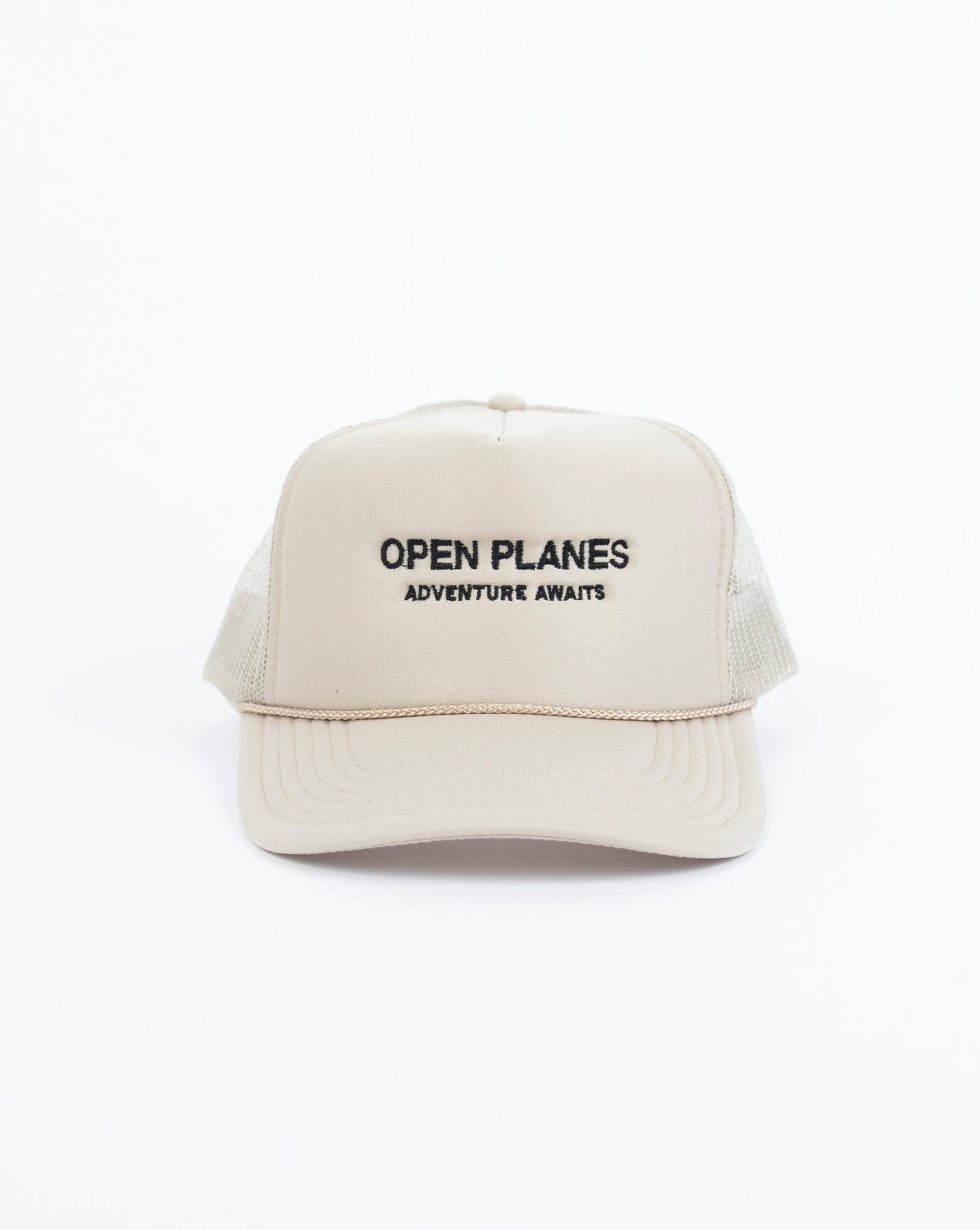 Adventure Awaits Trucker - Khaki