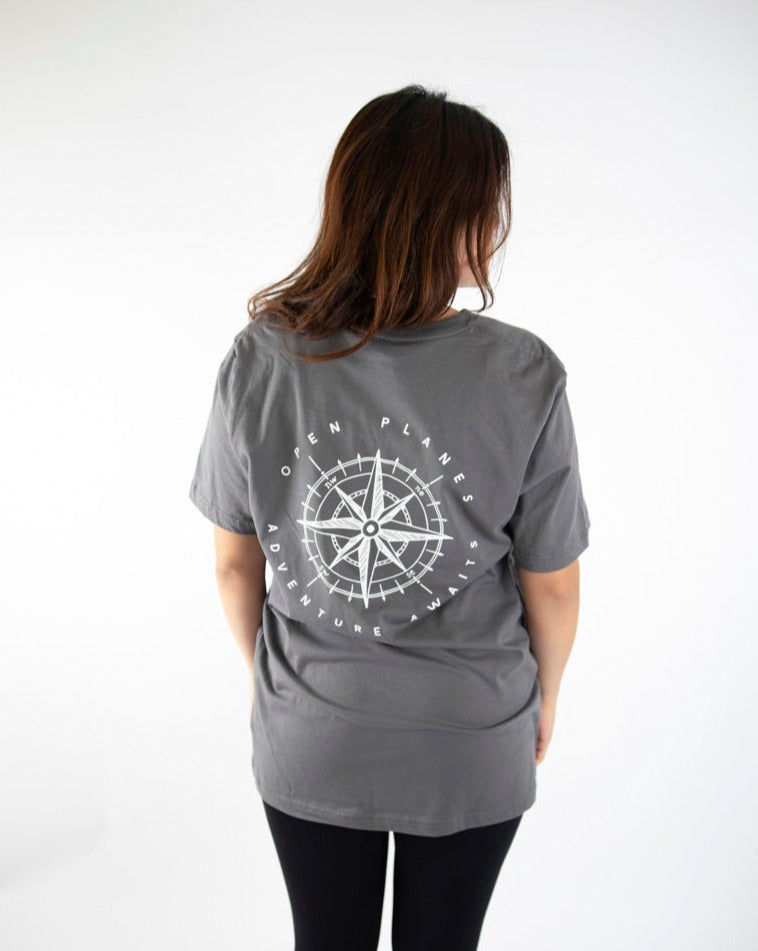 Compass Tee - Asphalt