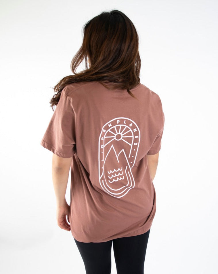 Horizon Tee - Chestnut