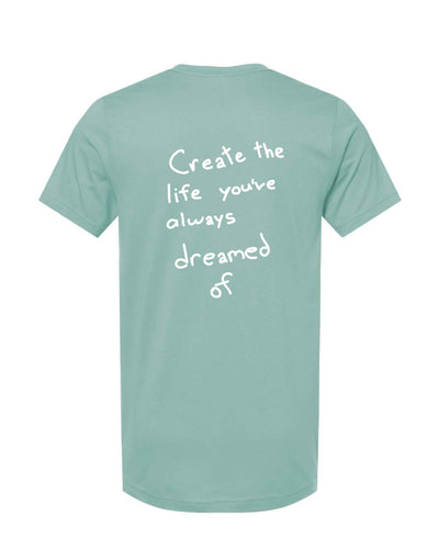 Dreamer Tee - Dusty Blue