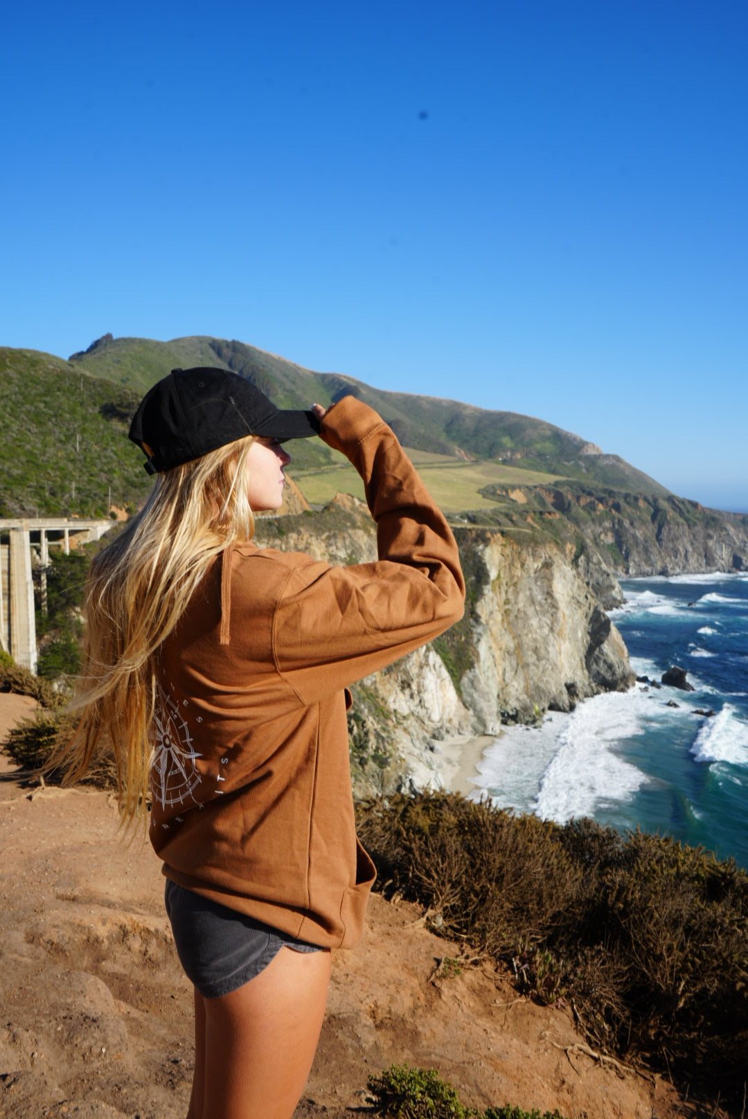 Compass Hoodie - Saddle