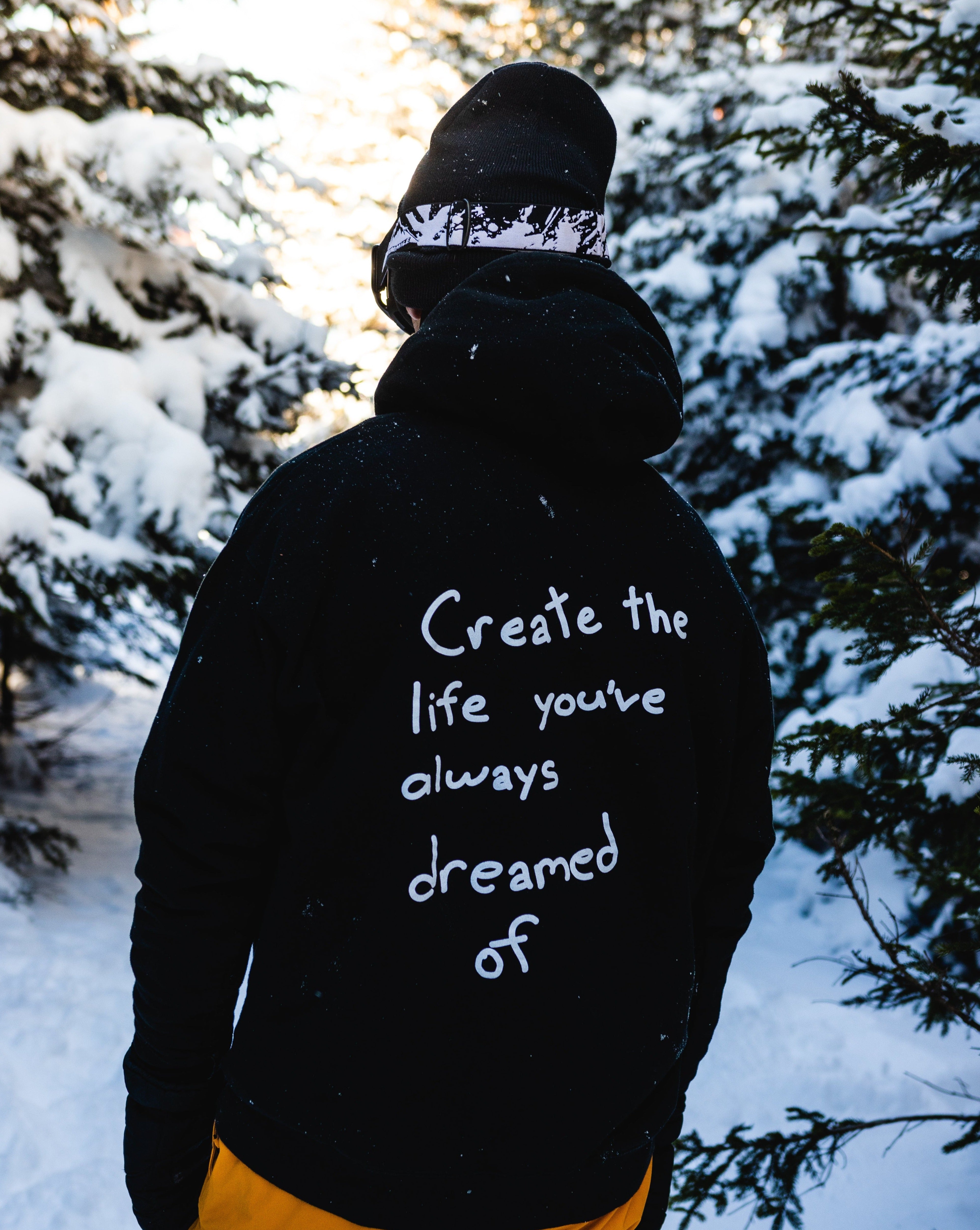 Dreamer Hoodie - Black – Open Planes