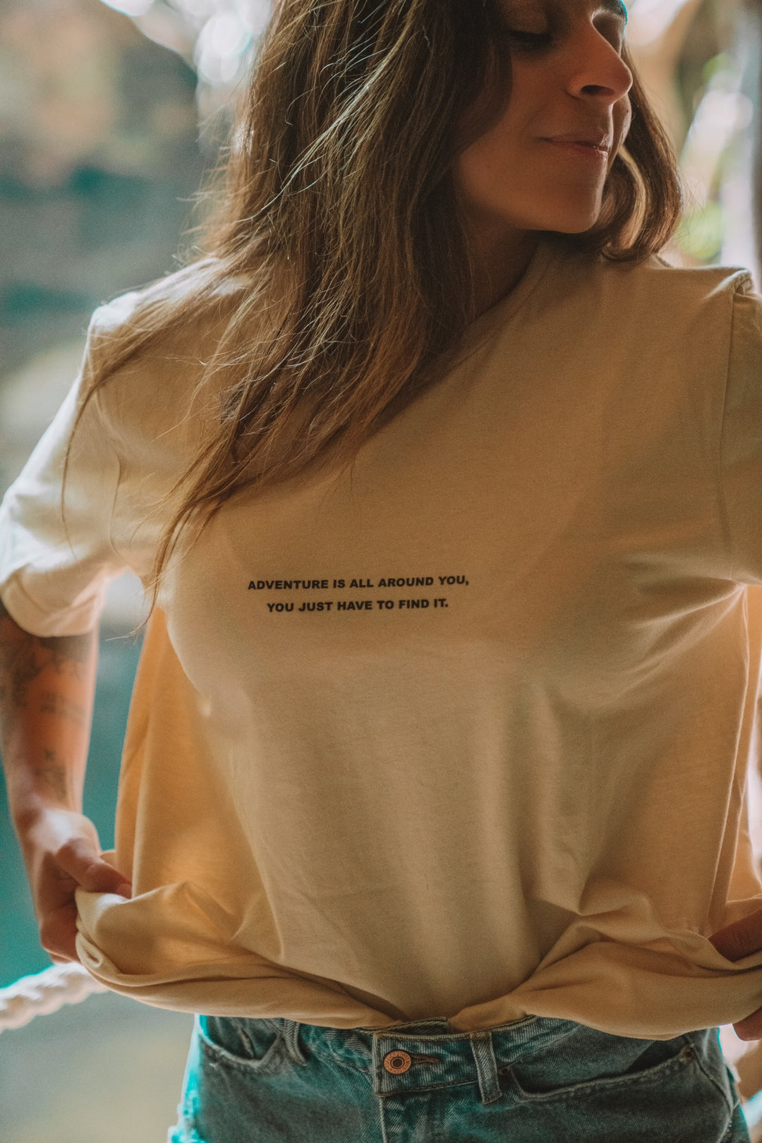 Tour Tee - Cream
