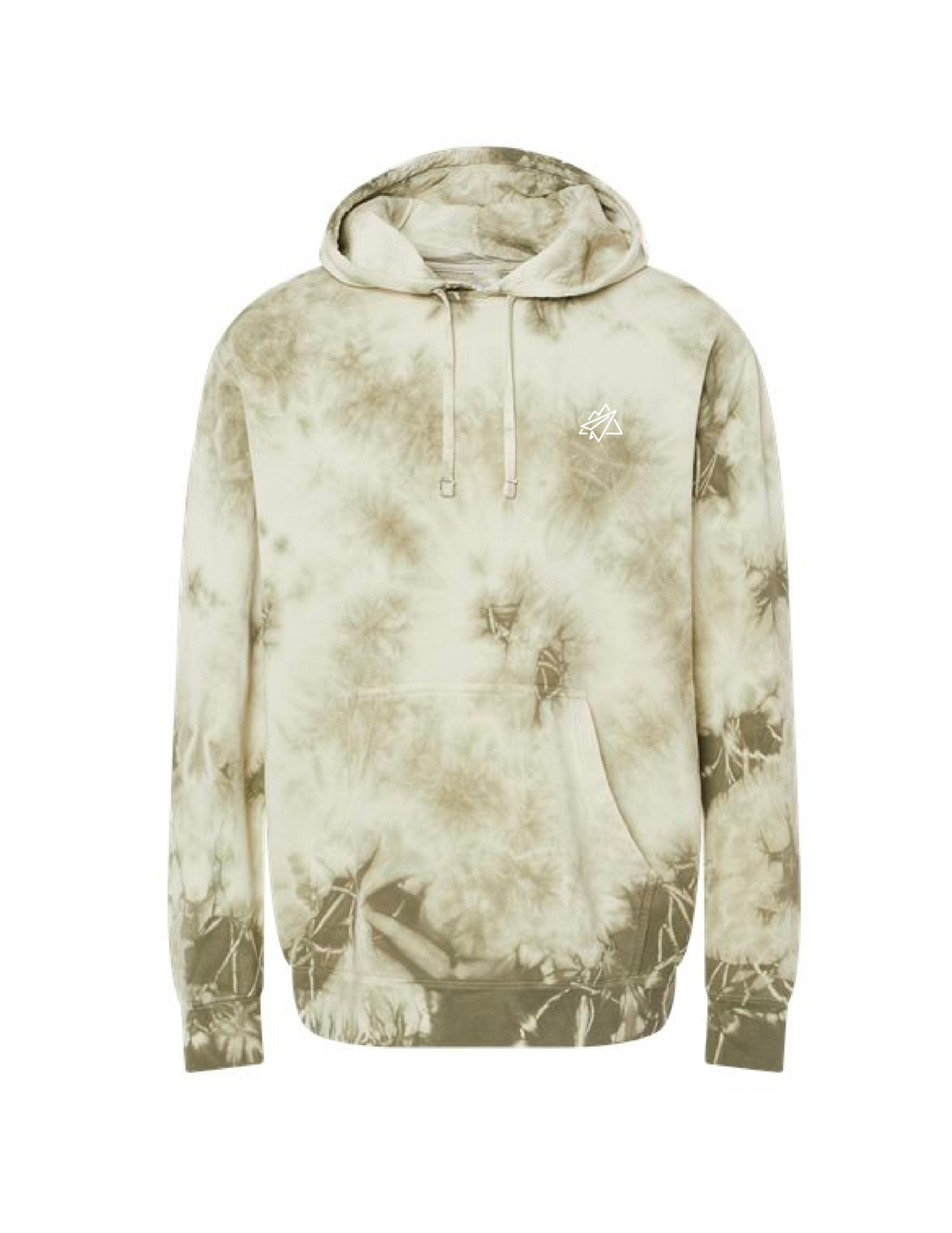 Dreamer Hoodie - Olive Tie Dye