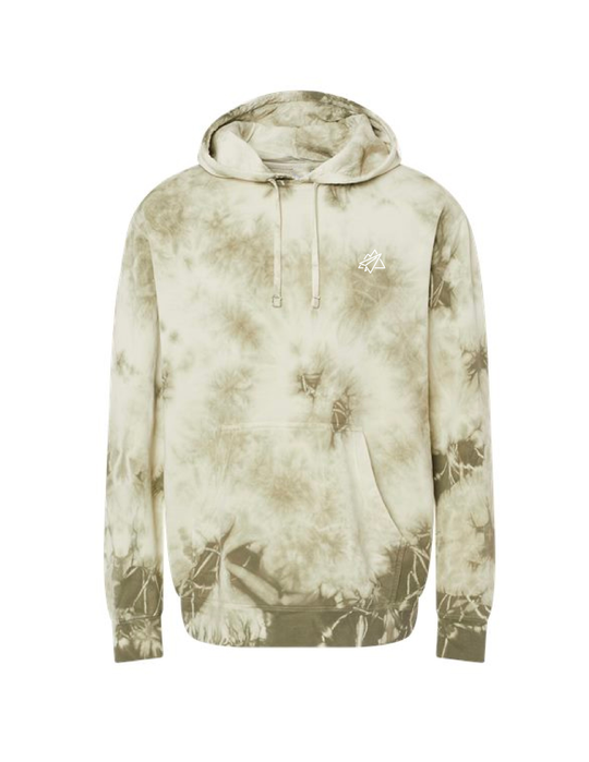 Dreamer Hoodie - Olive Tie Dye