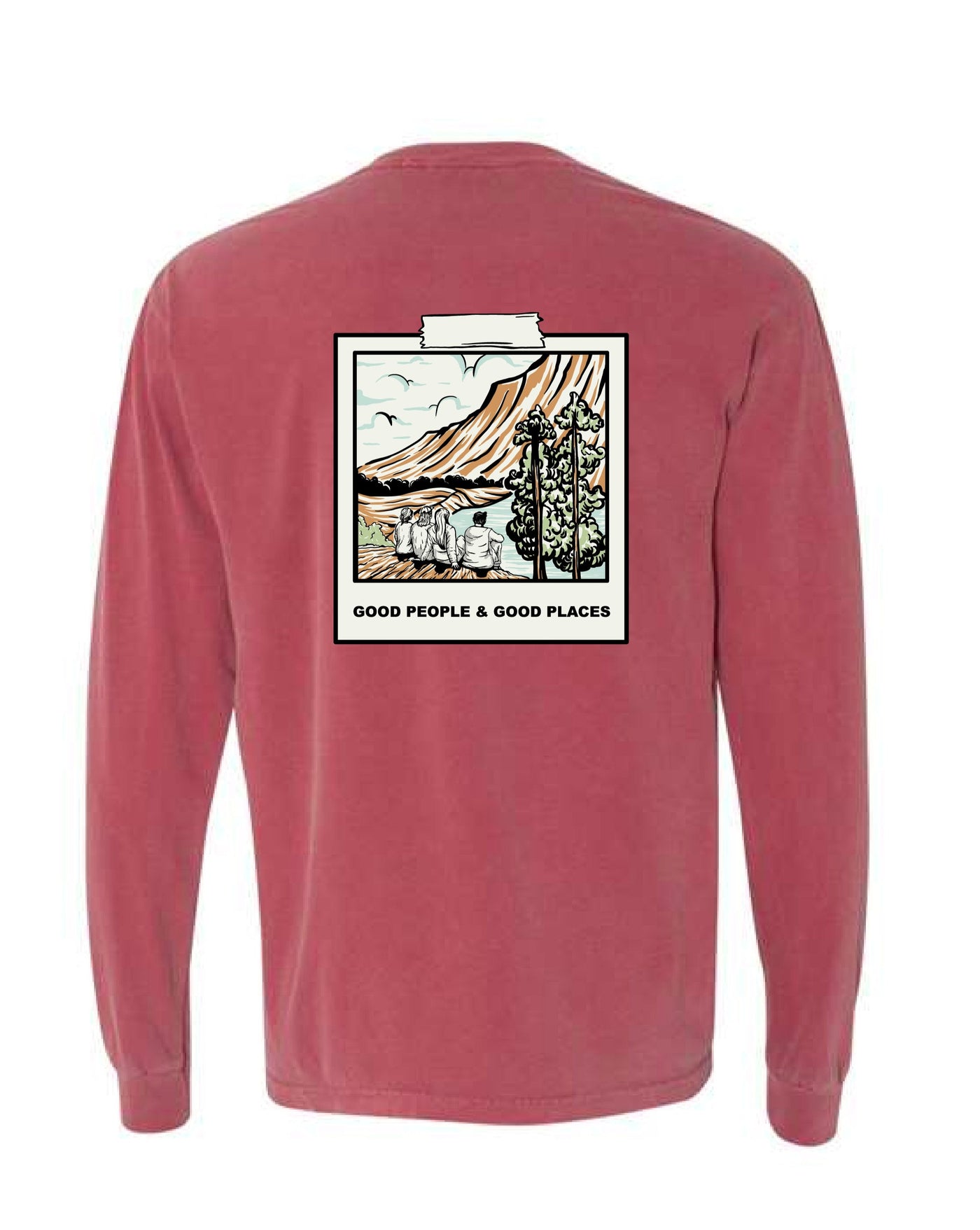 Good Places Long Sleeve - Brick