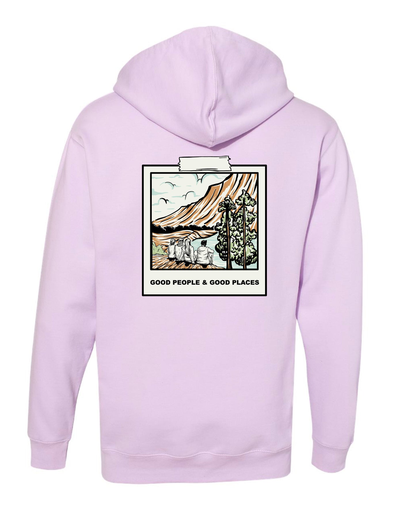 Good Places Hoodie - Lavender