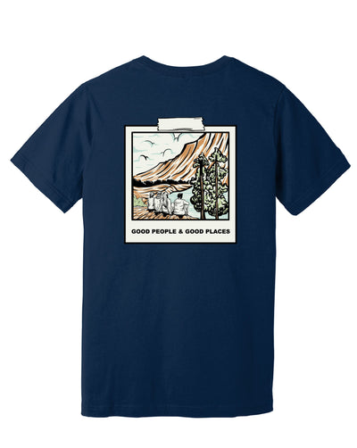 Good Places Tee - Navy