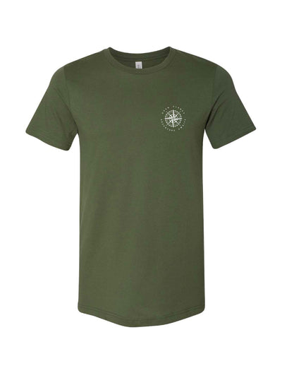 Compass Tee - Military Green