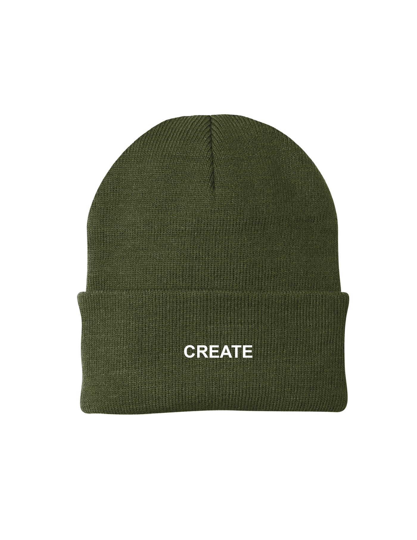 The Create Beanie - Olive