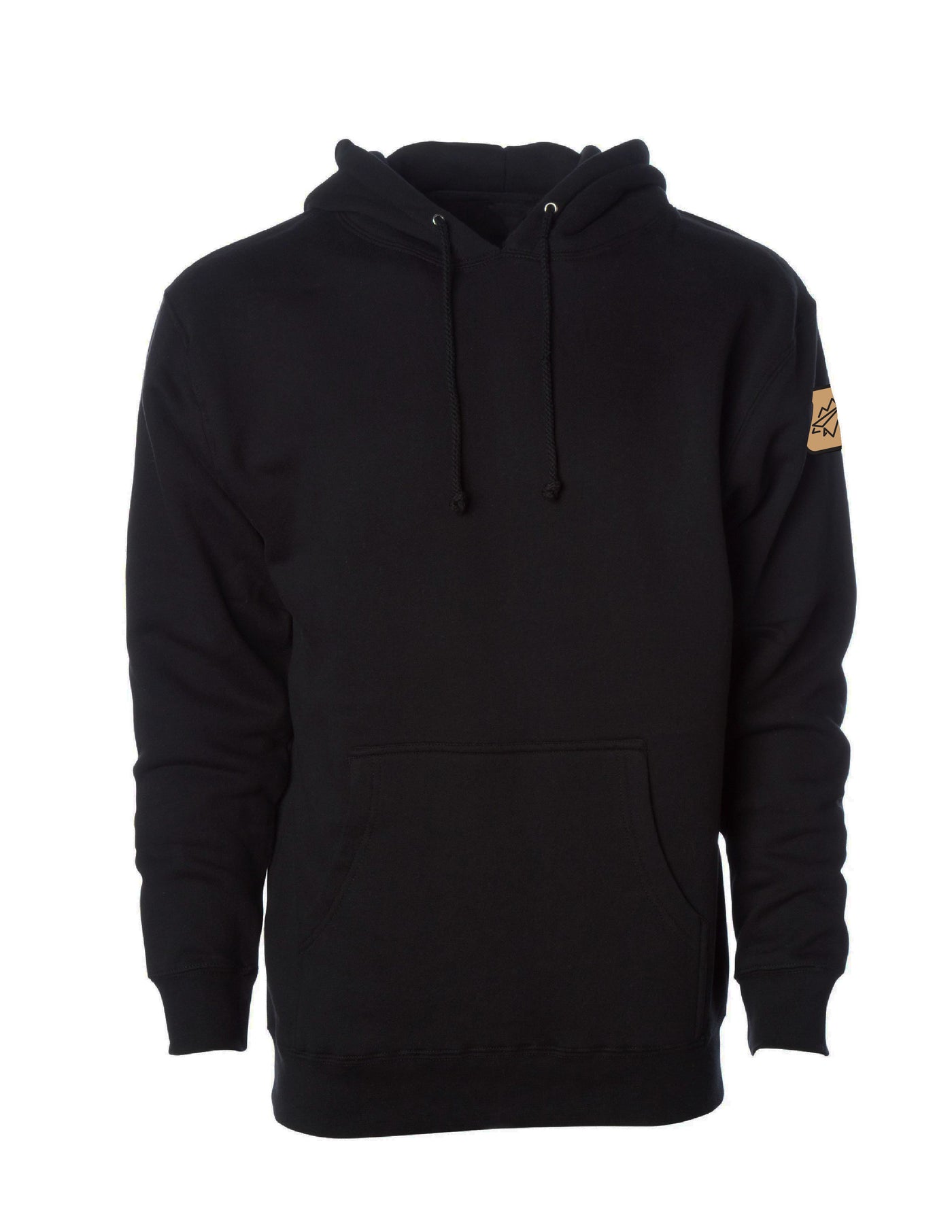 Patch Hoodie - Black