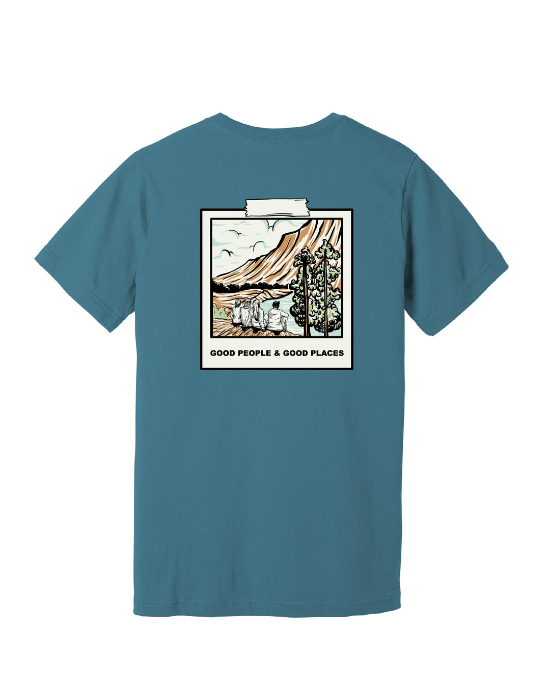 Good Places Tee - Blue
