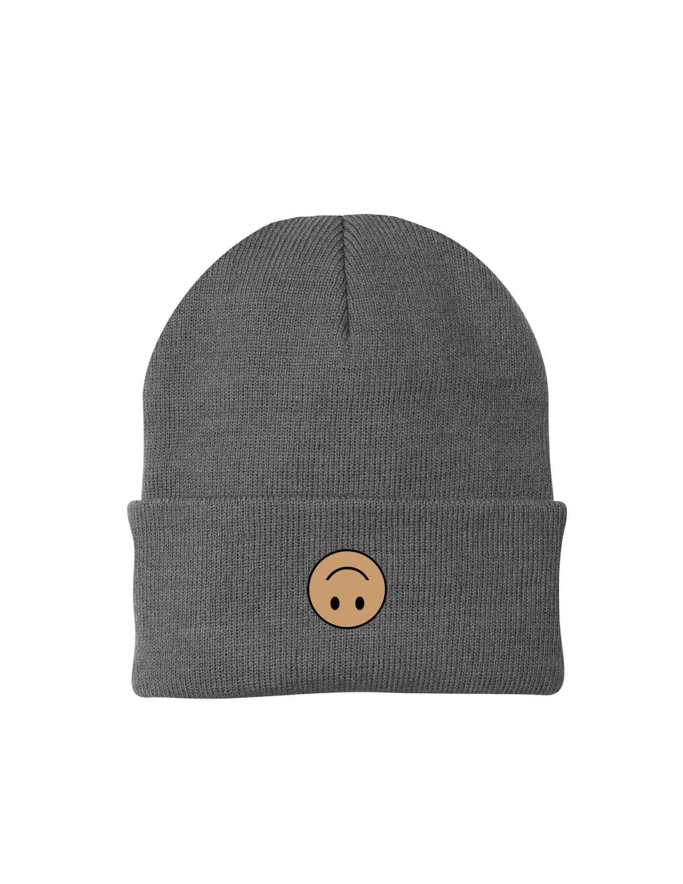 Smile Beanie - Grey